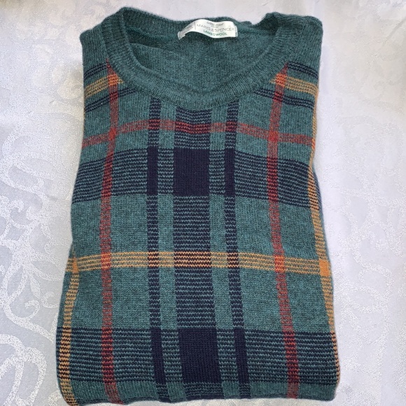 VINTAGE ST. MICHAEL FROM MARKS AND SPENCER LAMBSWOOL MEN’S SWEATER SIZE … - Picture 10 of 11